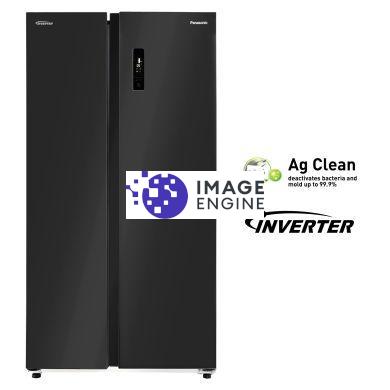 BS62 592 L Black Steel SBS Refrigerator with Miraie Wifi Technology